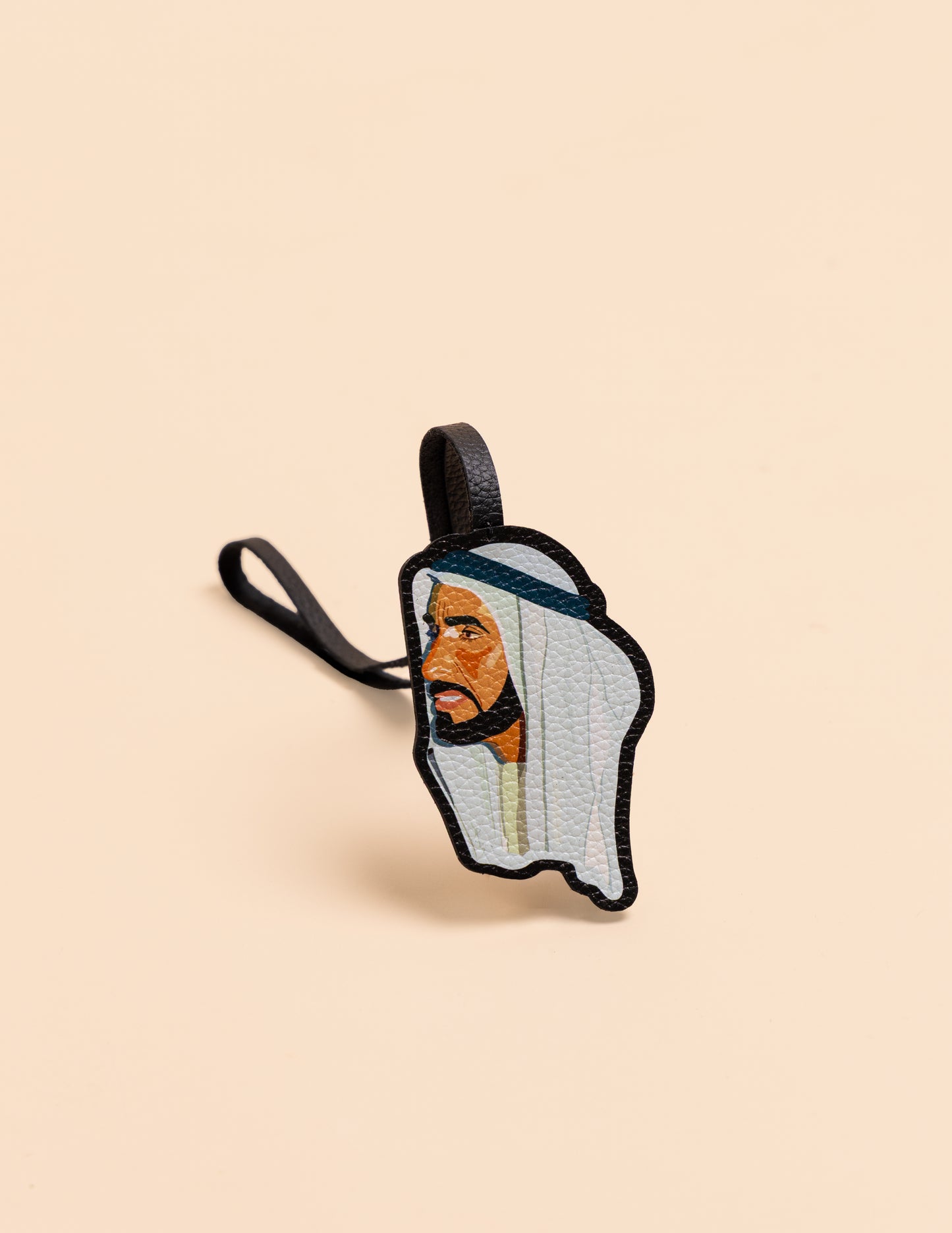 Baba Zayed Bold Leather Charm