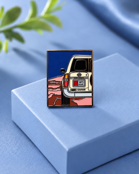 Cars on Mars Enamel Sticker