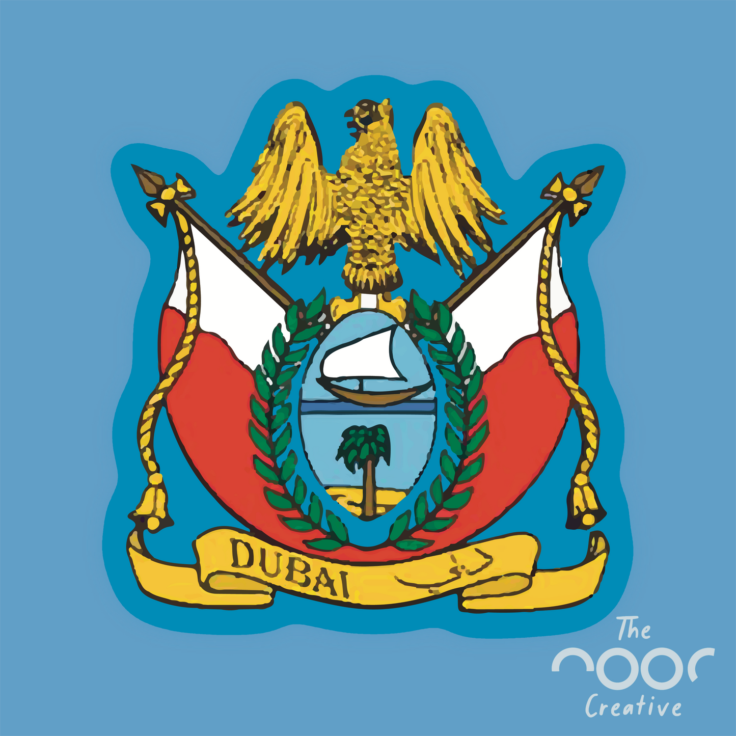 Dubai Emblem Sticker