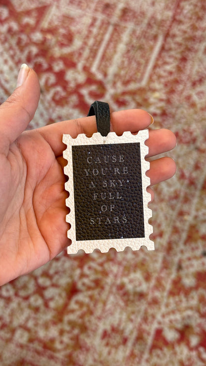 Sky Full Of Stars Leather Charm
