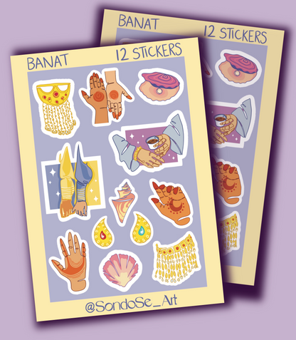 Mini Sticker Sheets - Sondose Art (Copy)