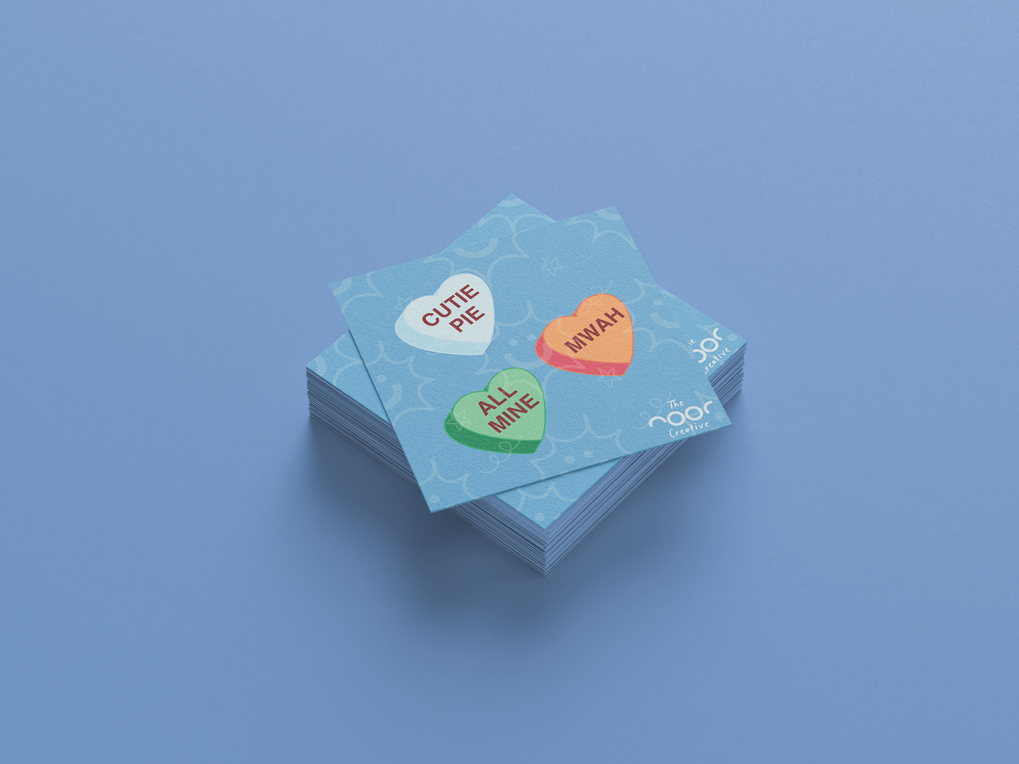 Cutie Pie Hearts Sticker