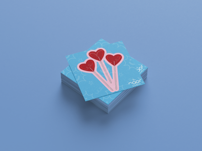 Heart Lollipops Sticker