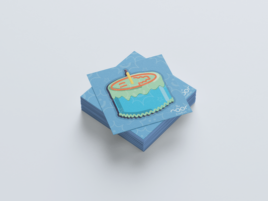 Smiley Cake Sticker